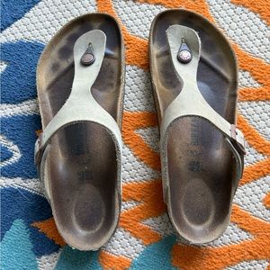 Birkenstock Gizeh Oiled Leather in Tobacco Brown EU 40/ 9-9.5 women’s